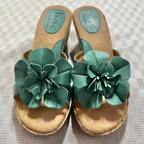 Size - 8 Medium Born Concept Wedge Sandals - Picture 1 of 10